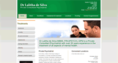 Desktop Screenshot of drlalithadesilva.com